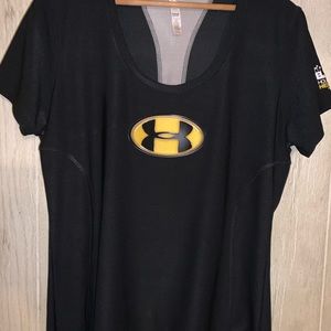 Short sleeve black under armour top